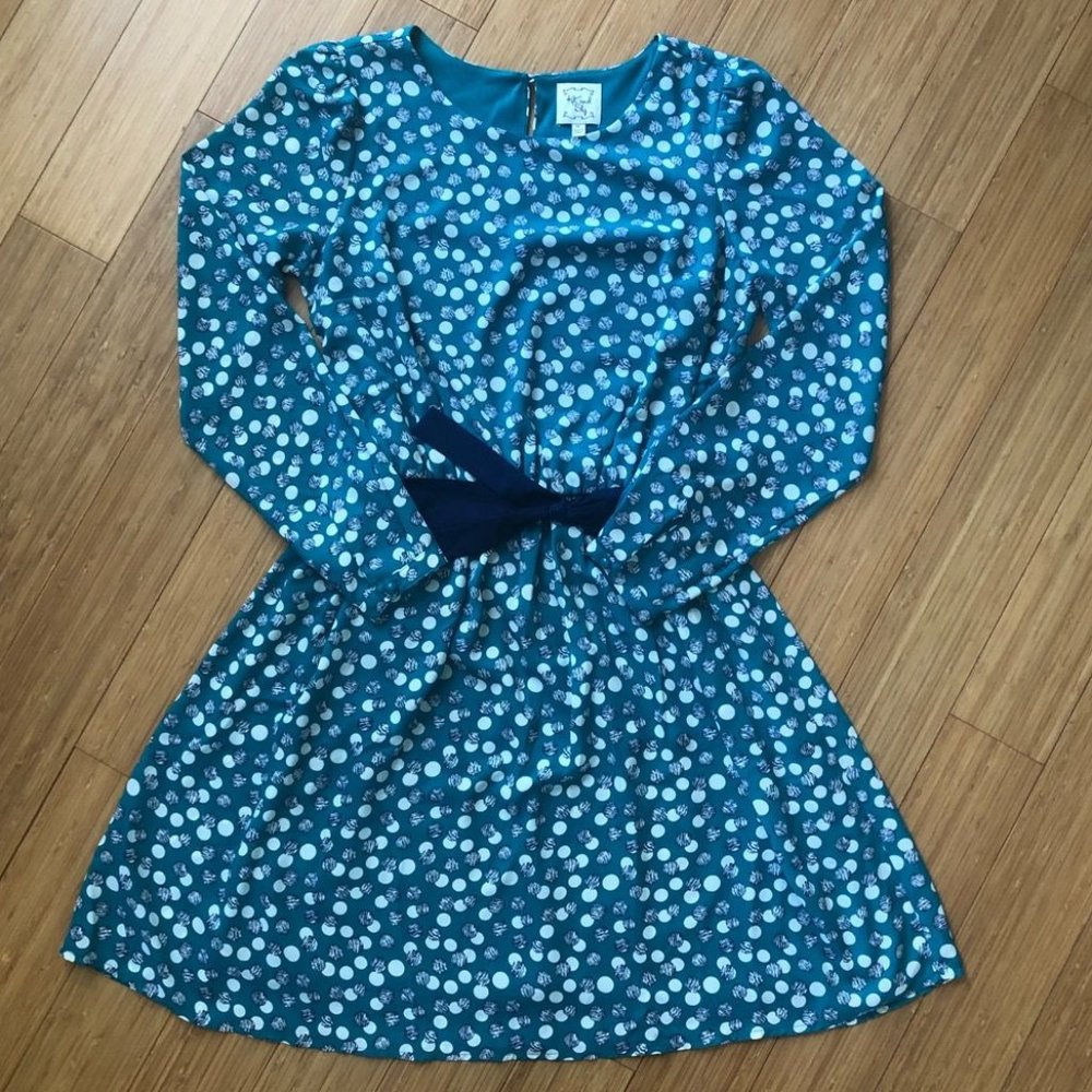 Kit and Sky Polka Dot Dress M